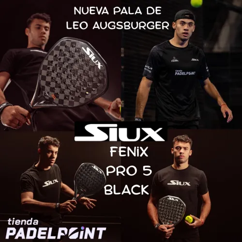 New Siux Fenix Pro 5 Black Padel Racket