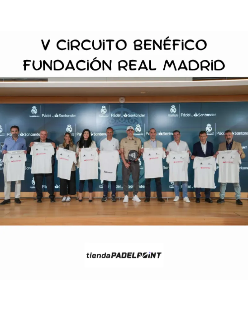 Circuito Beneficente de Padel da Fundação Real Madrid, patrocinado pela Tienda Padelpoint