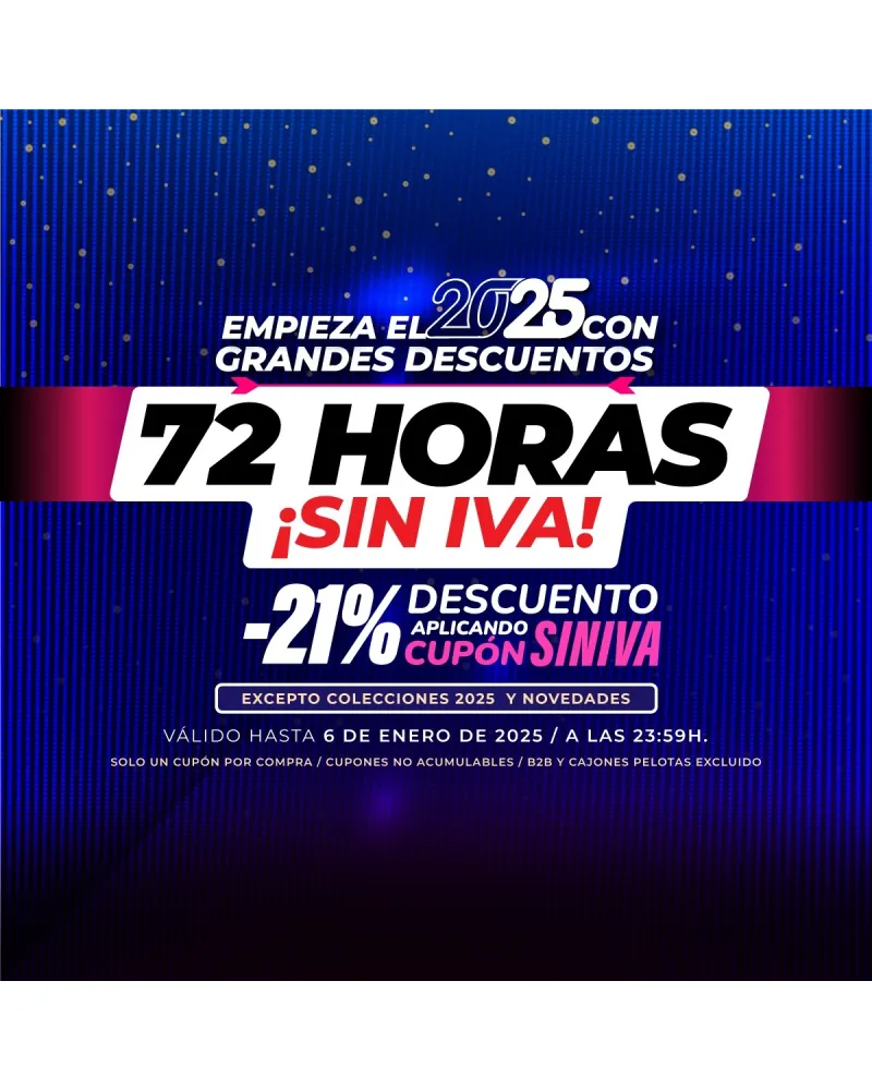 72-hour VAT-free promotion