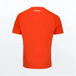 Camiseta Head TopSpin Mandarina Print Vision