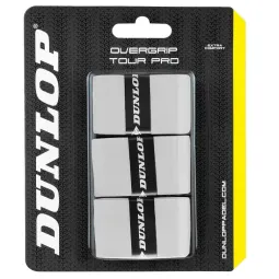Blister Dunlop 3 Overgrips Tour Pro Blanco