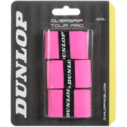 Blister Dunlop 3 Overgrips Tour Pro Fluor Rose