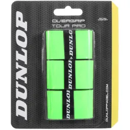 Blister Dunlop 3 Overgrips Tour Pro Verde Fluor