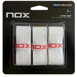 Blister Nox Pro Perforated White 3 Overgrips
