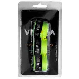 Blister Vibora Pro Liso Amarillo Fluor 3 Overgrips