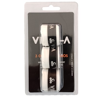 Blister Vibora Pro Liso Blanco 3 Overgrips