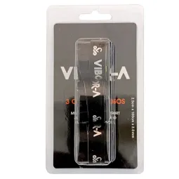 Blister Vibora Pro Liso Negro 3 Overgrips