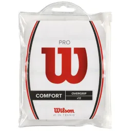 Blister Wilson 12 Overgrips Pro White