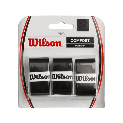Blister Wilson 3 Overgrips Pro Black