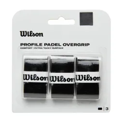 Blister Wilson Profile Padel Negro 3 Overgrips
