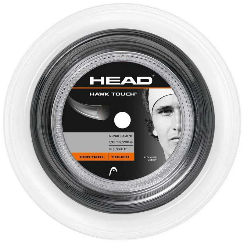 Bobina Cordaje 200m Head Hawk Touch 1,30mm Antracita