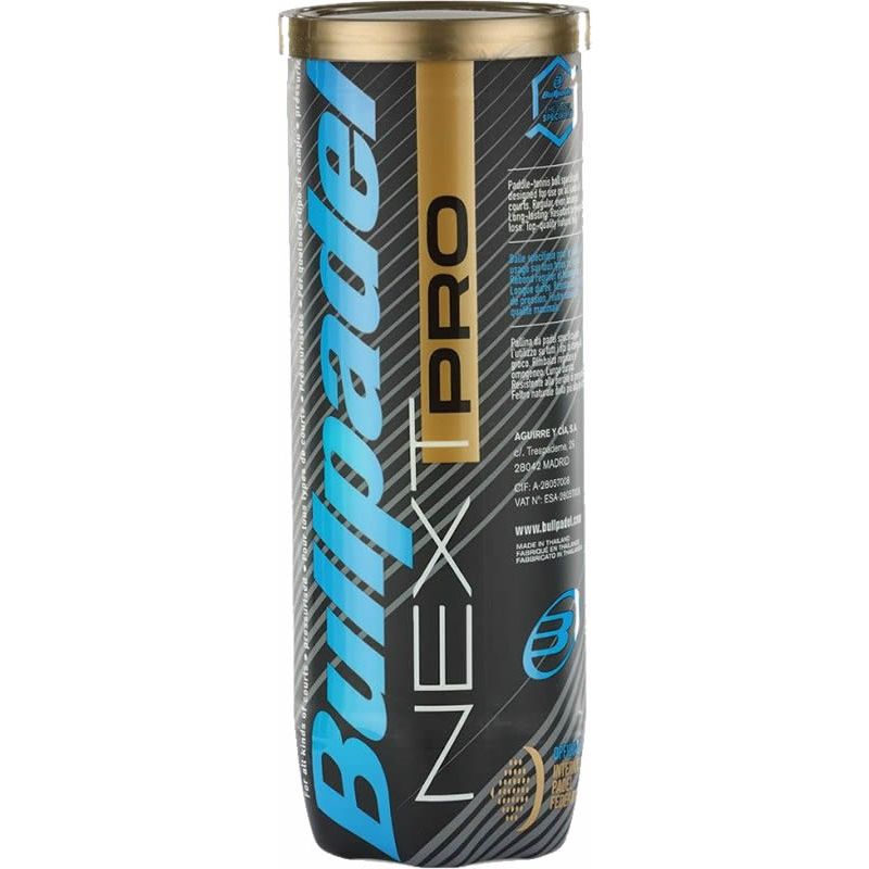 Bote de 3 Pelotas Bullpadel FIP Next Pro - Barata Oferta Outlet