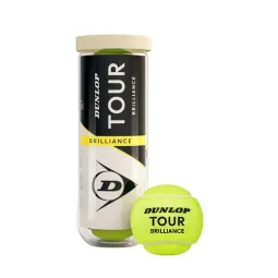 Bote de 3 Pelotas Dunlop Tour Brillance