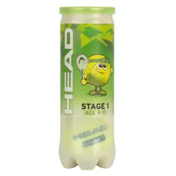 Bote de 3 Pelotas Head Stage 1 Verde