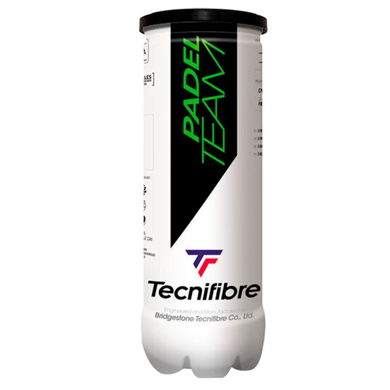 Bote de 3 Pelotas Tecnifibre Padel Team - Barata Oferta Outlet