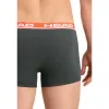 Head Basic Boxers Grey Red 2 Units