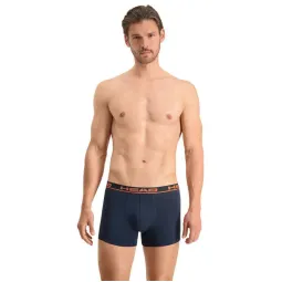 Boxers Head Basic Navy Orange 2 Units