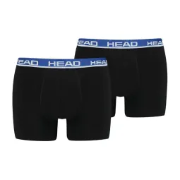 Head Basic Black Blue Boxers 2 Units