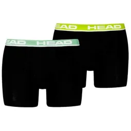 Boxers Head Basic Negro Combo 2 Unidades
