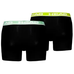 Boxers Head Basic Negro Combo 2 Unidades