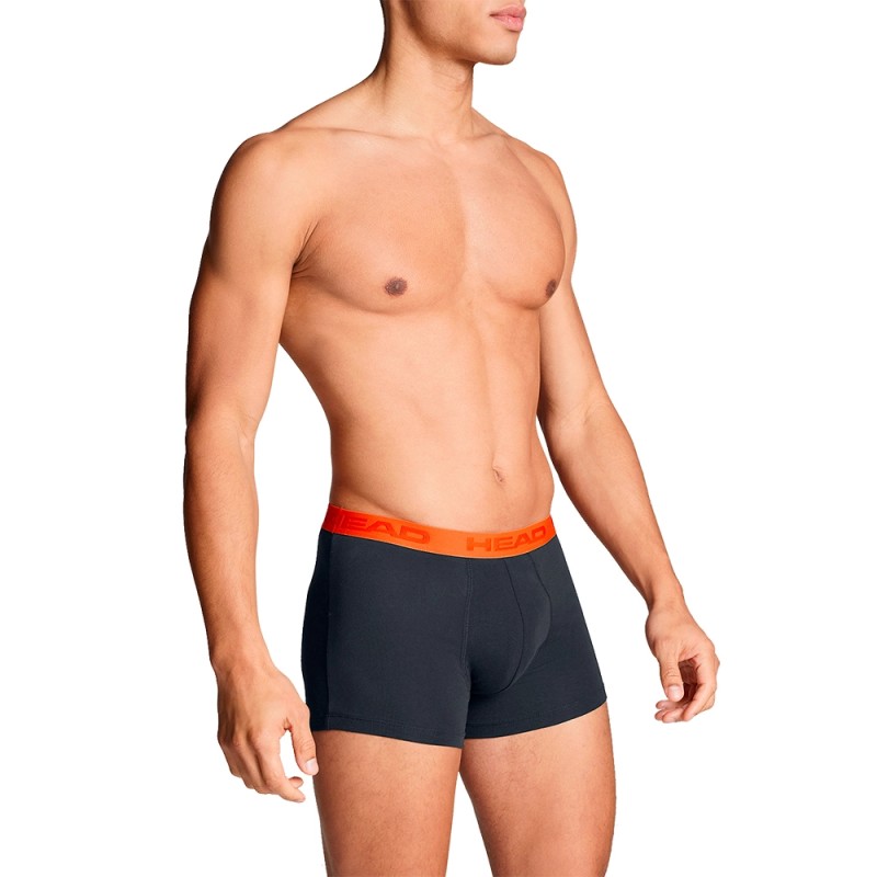 Boxers Head Orange Blue Black 2 Units