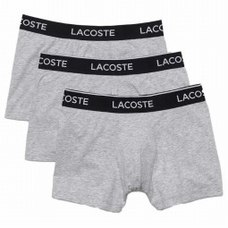 Lacoste Casual Gray Vigore Boxers 3 Units