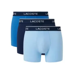 Lacoste Microfiber Navy Blue Boxers 3 Units