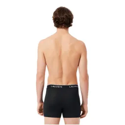 Lacoste Microfiber Black Boxers 3 Units