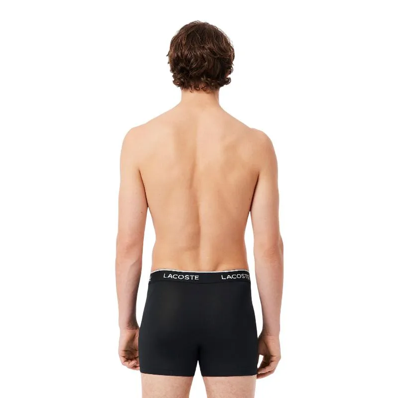 Lacoste Microfiber Black Boxers 3 Units