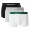 Lacoste Black White Gray Vigore Boxers 3 Units