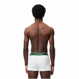 Lacoste Black White Gray Vigore Boxers 3 Units