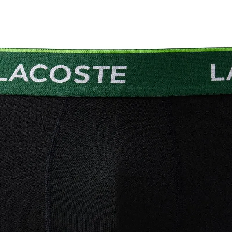 Lacoste Black Green Boxers 3 Units