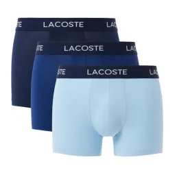 Lacoste Pique Navy Blue Boxers 3 Units
