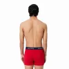 Lacoste Pique Navy Blue White Red Boxers 3 Units