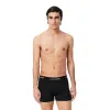 Lacoste Piqué Black Boxers 3 Units