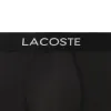 Lacoste Piqué Black Boxers 3 Units
