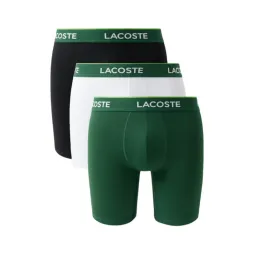 Lacoste Green White Black Boxers 3 Units
