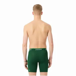 Lacoste Green White Black Boxers 3 Units
