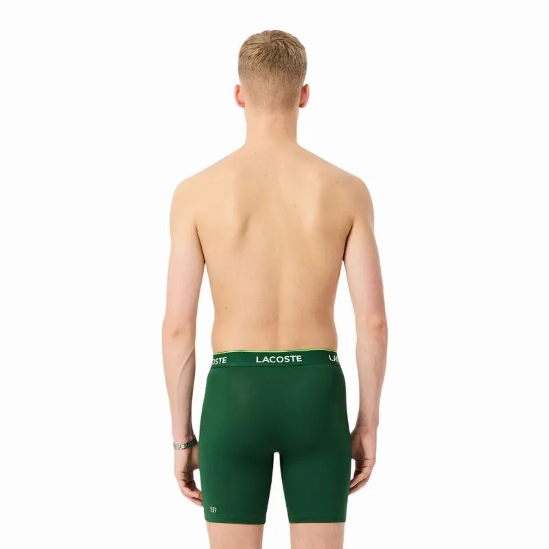 Lacoste Green White Black Boxers 3 Units