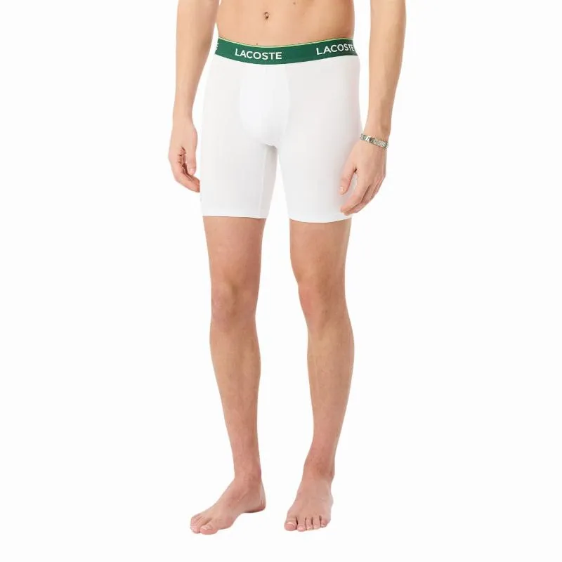 Lacoste Green White Black Boxers 3 Units