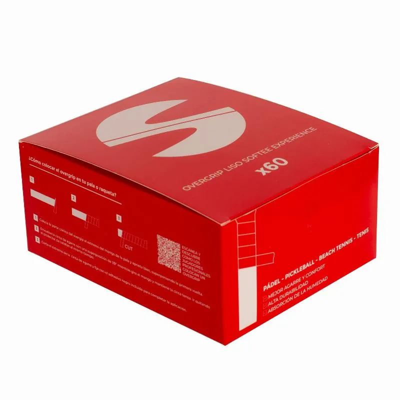 Softee Experience Plain White Overgrips Box 60 Units