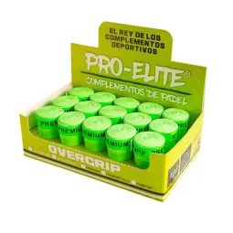 Caja Pro Elite Premium Liso Verde 30 Overgrips