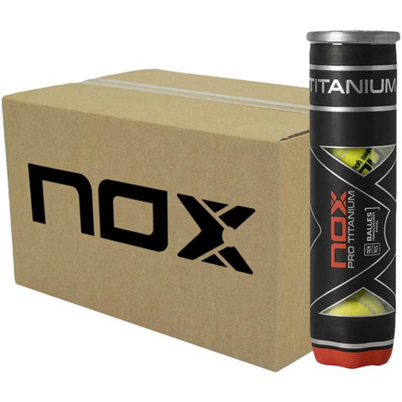 Box 72 Balls - 18 Cans of 4 pcs - Nox Pro Titanium