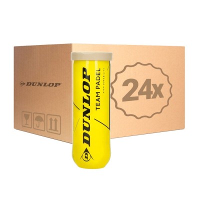 Cajon 72 Pelotas - 24 Boats of 3 pcs - Dunlop Team Padel