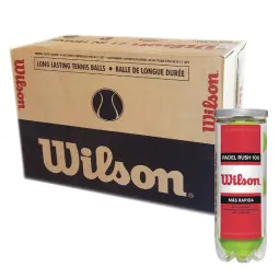 Cajon 72 Balls - 24 Canisters of 3 pcs - Wilson Rush 100