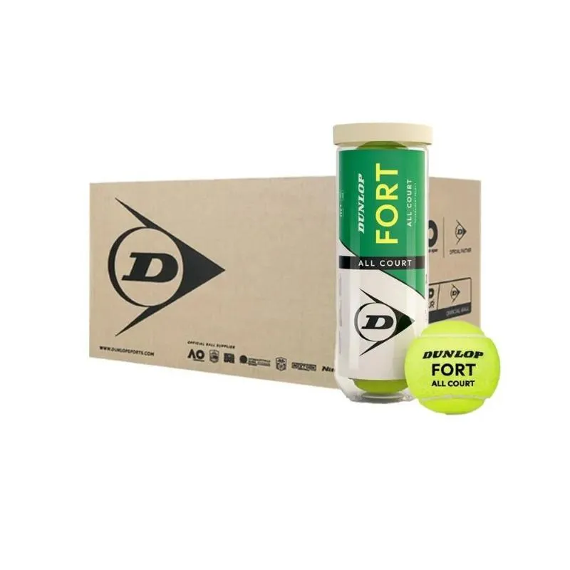 Cajon 72 Pelotas - 24 Botes de 3 Uds - Dunlop Fort All Court