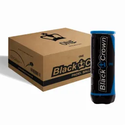 Box 72 Balls - 24 Jars of 3 pcs - Black Crown One