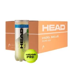 Caixa 72 Bolas - 24 Potes de 3 pecas - Head Padel Pro +