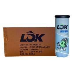 Box 72 Balls - 24 Cans of 3 pcs - Lok Fresh