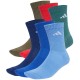 Calcetines Adidas Cushioned Crew Azul Oscuro 6 Pares